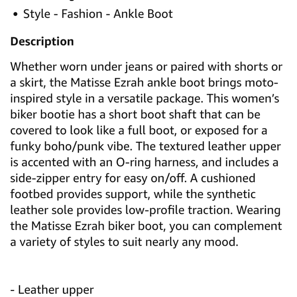 NIB Matisse black moto bootie - Picture 15 of 15